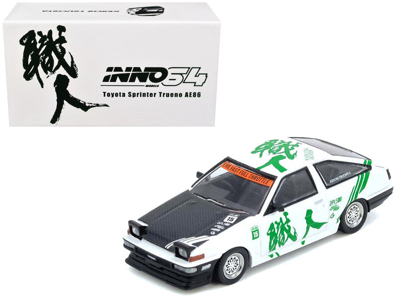 INNO64 1/64 - Toyota Sprinter Trueno AE86 "Keiichi Tsuchiya" Limited Edition - IN64-AE86-KT