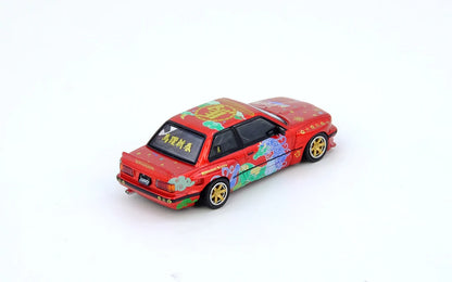 INNO64 1/64 -Pandem Rocket Bunny BMW E30 "The Year Of The Horse" - 2026 Limited Edition - IN64-E30P-CNY26 **Chase Inséré Aléatoirement****