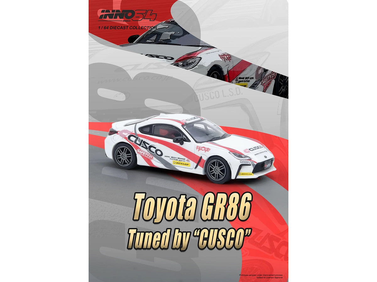 INNO64 1/64 - Toyota GR86 Tuned by "CUSCO" - IN64-GR86-CUSCO