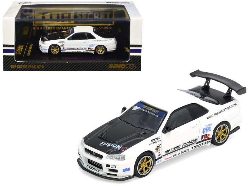 Nissan Skyline GT-R (R34) "Top Secret" RHD, White