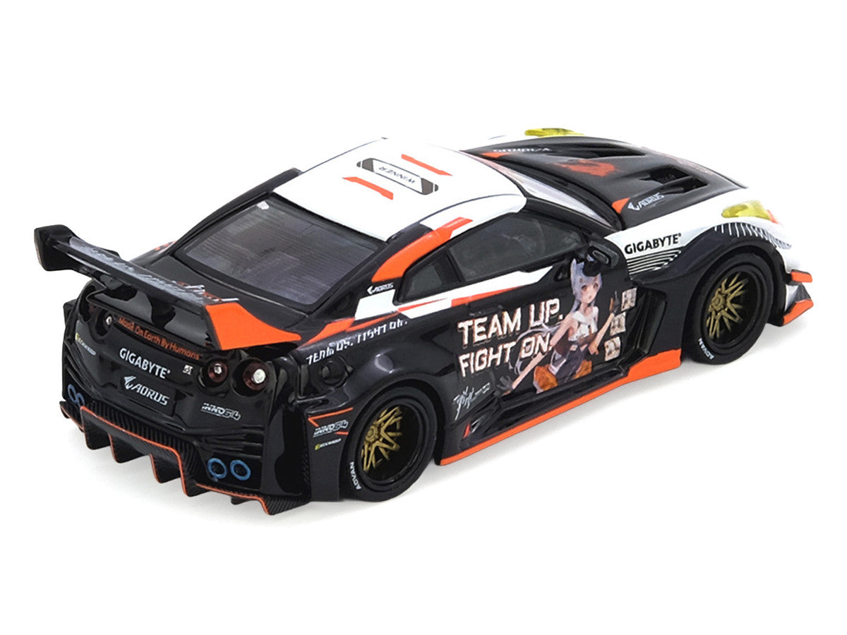 INNO64 1/64 - Nissan GT-R R35 Widebody Aorus X INNO64 Limited Edition - IN64-R35LB-AORUS