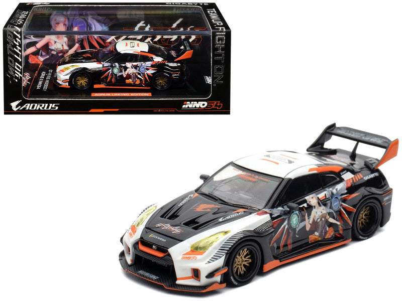 INNO64 1/64 - Nissan GT-R R35 Widebody Aorus X INNO64 Limited Edition - IN64-R35LB-AORUS