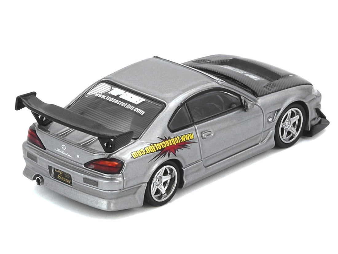 INNO64 1/64-TOP SECRET SILVIA (S15) Silver IN64-S15TS-SIL