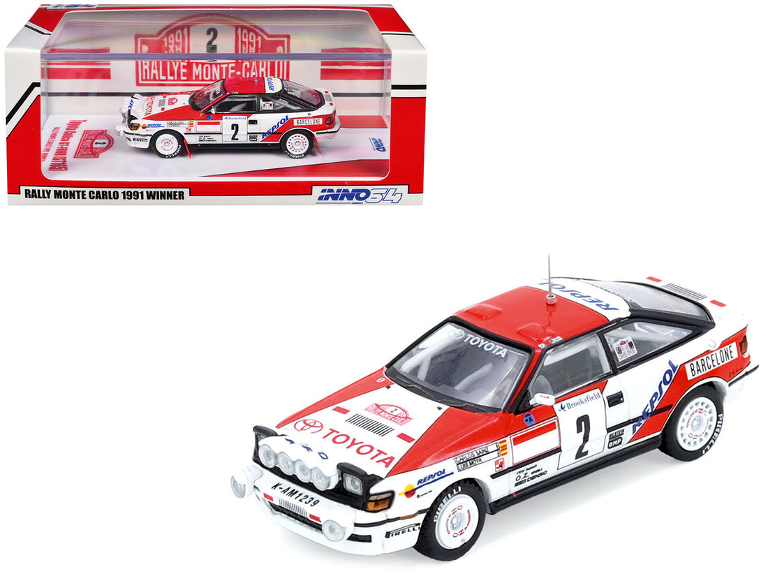 INNO64-TOYOTA CELICA GT-FOUR (ST165) Winner Rally Monte Carlo 1991 C. Sainz / L. Moya IN64-ST165R-91MCW