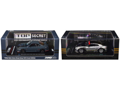 INNO64 1/64 - NISSAN TOP SECRET SKYLINE GTR BCNR33 AND GTRR35 SET TOKYO AUTO SALON HONG KONG 2025
