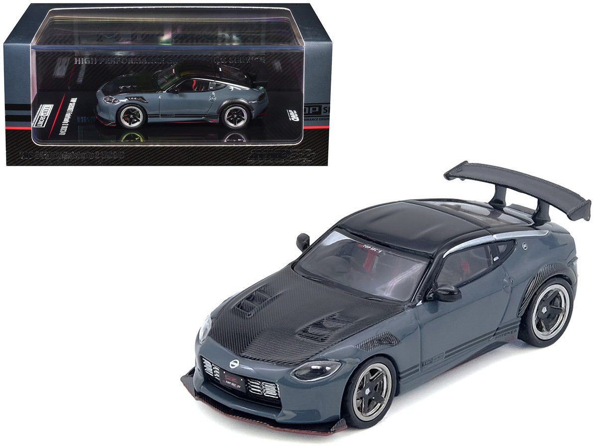 INNO64 1/64 - "Top Secret" Nissan Fairlady Z (RX34) Stealth Gray - IN64-Z34TS-SG