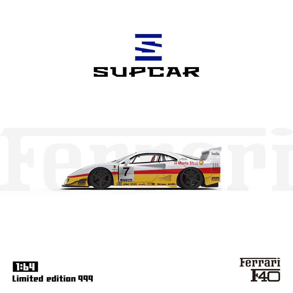 SUPCAR 1/64- Ferrari F40 SHELL SC64006