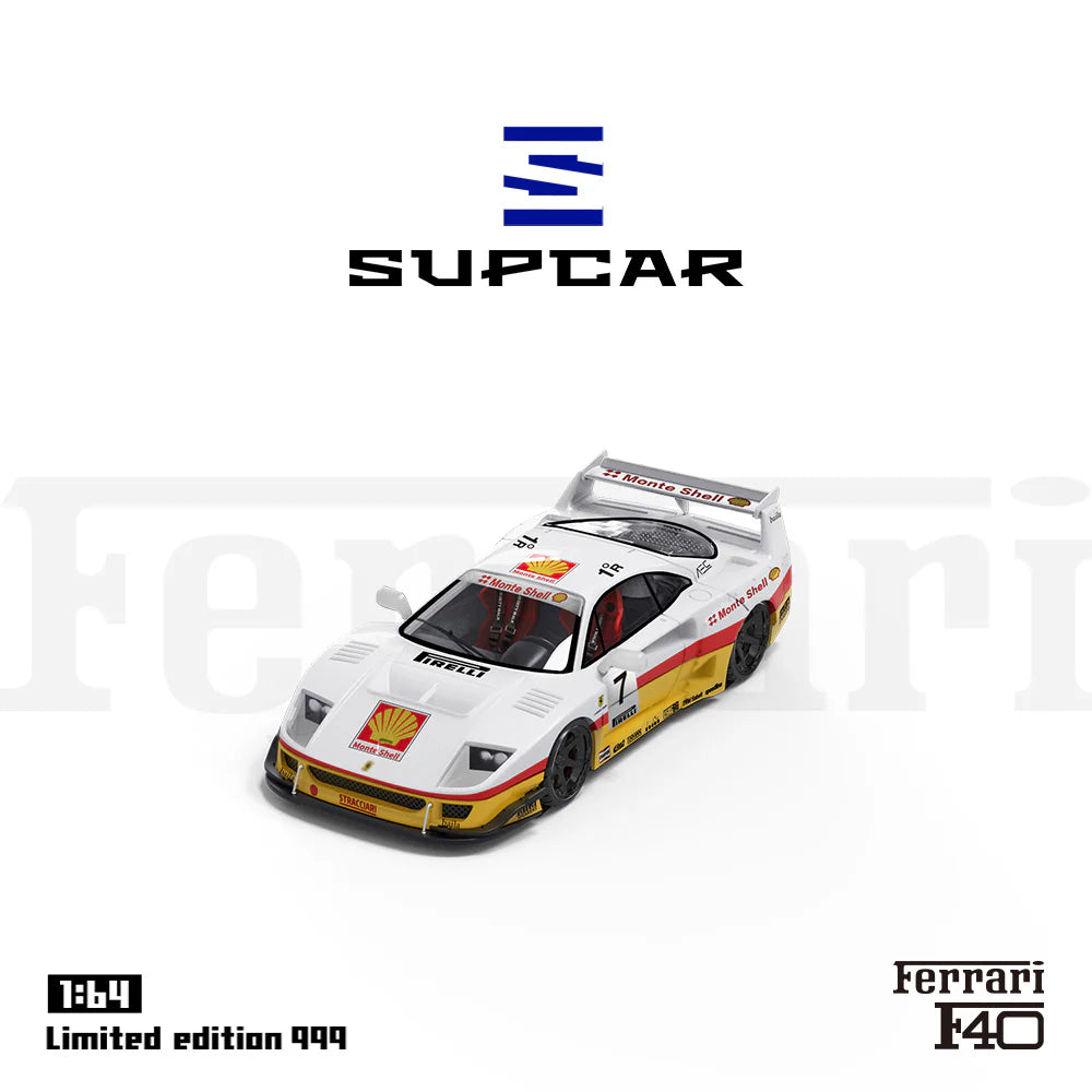 SUPCAR 1/64- Ferrari F40 SHELL SC64006