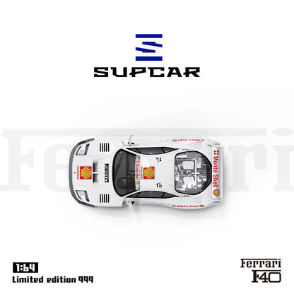 SUPCAR 1/64- Ferrari F40 SHELL SC64006