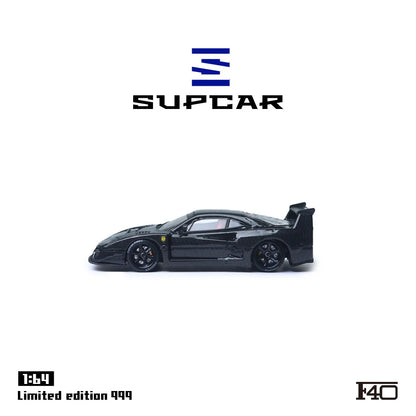 SUPCAR 1/64- Ferrari F40 BLACK SC64007