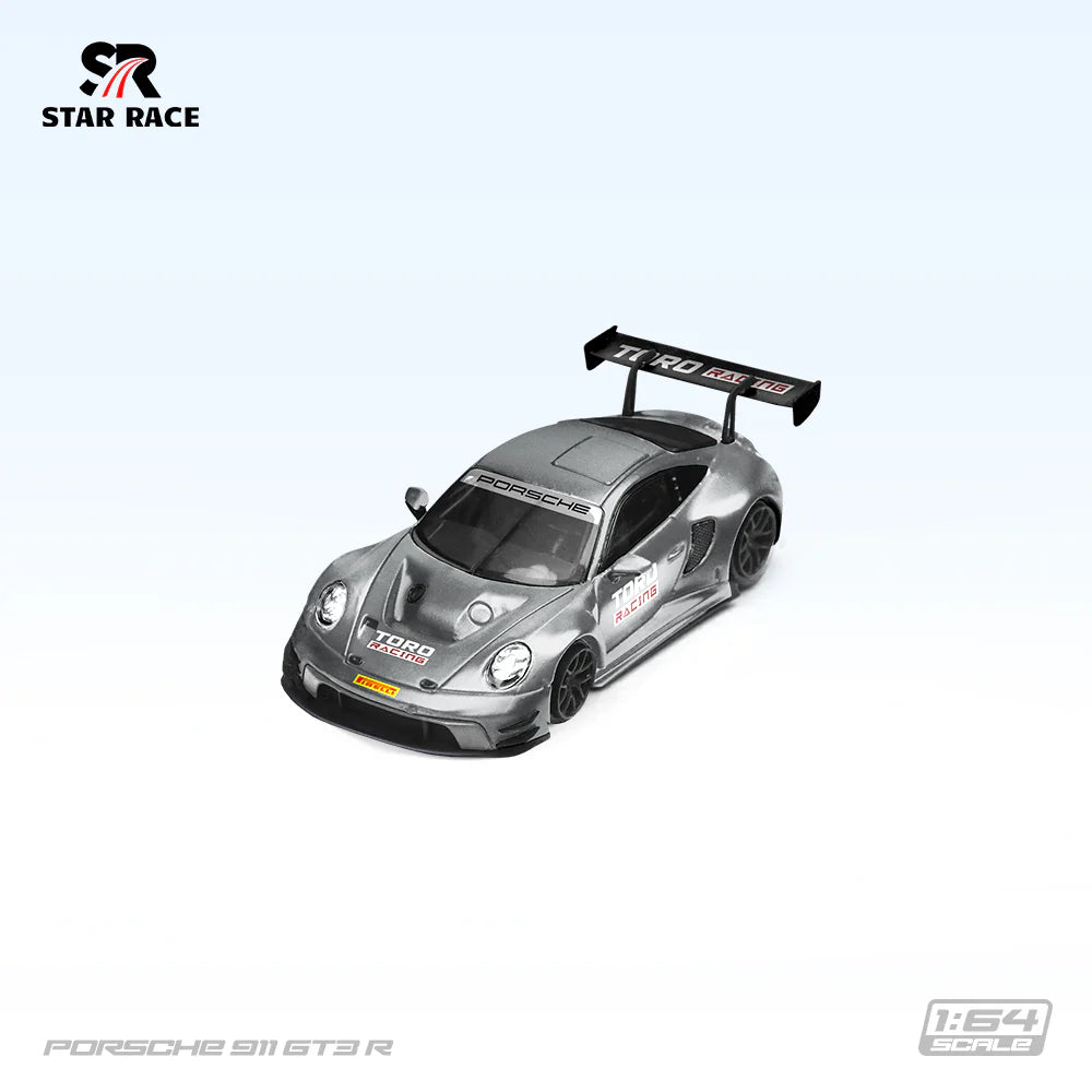 Star Race 1/64 -Porsche 911 GT3 Silver Racing  SR64025