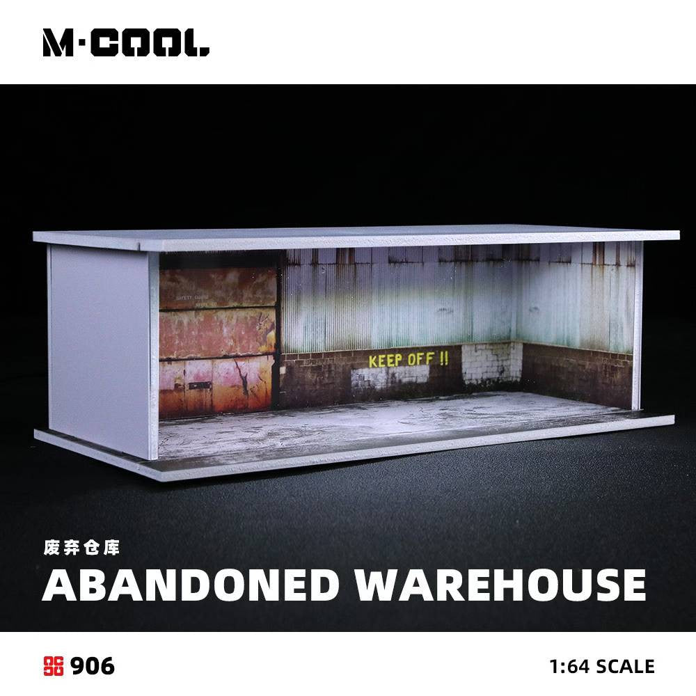 MoreArt 1/64-M-Cool 6-Car Garage Abandoned Warehouse Diorama MC914906