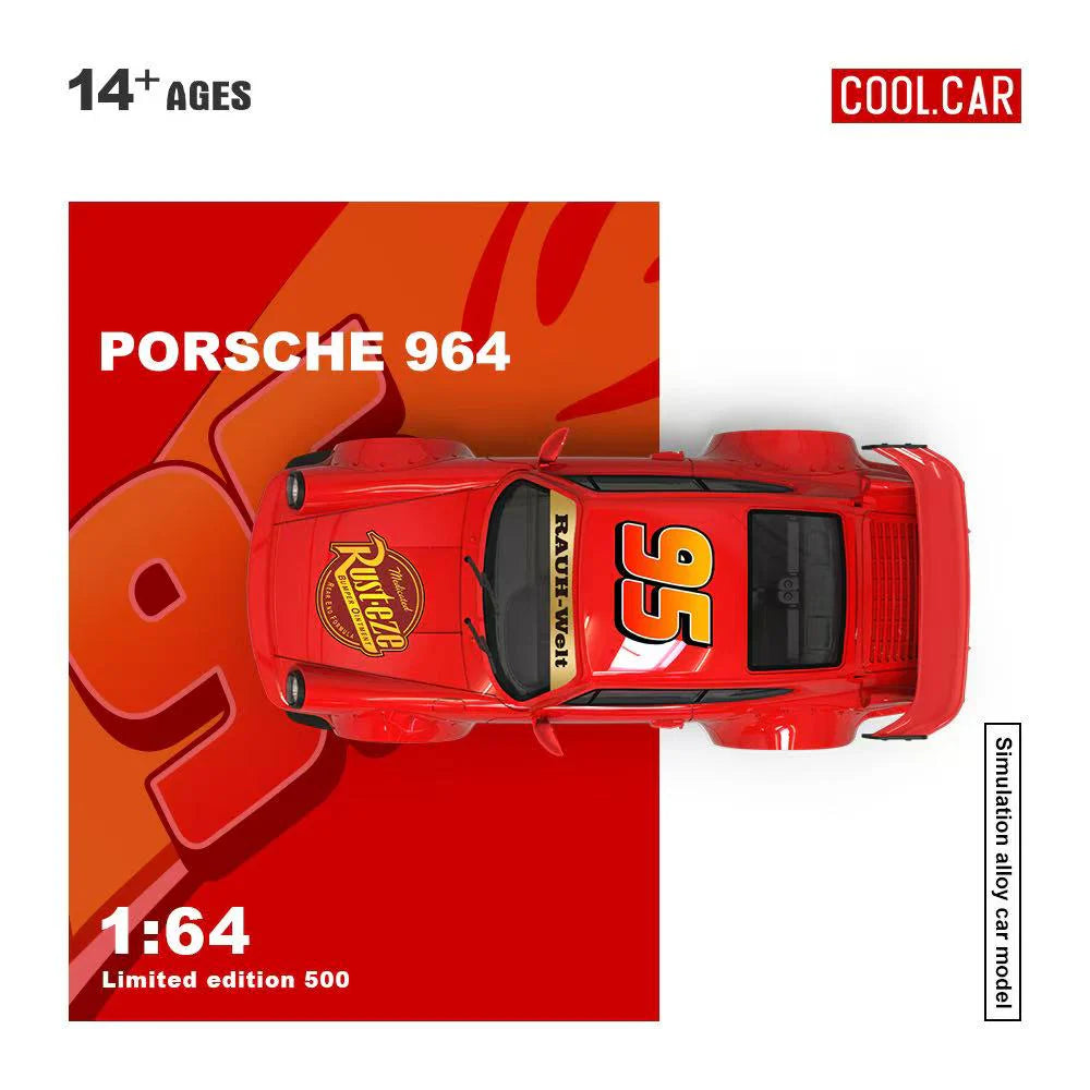 CoolCar 1:64- Porsche 964- Lightning McQueen  CC640883