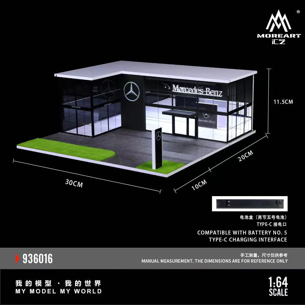 MoreArt Diorama 1:64-Mercedes-Benz MO936016