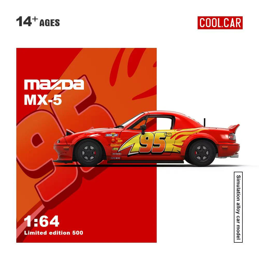 CoolCar 1:64-Mazda MX-5- Lightning McQueen  CC646915