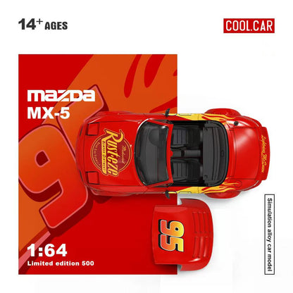 CoolCar 1:64-Mazda MX-5- Lightning McQueen  CC646915