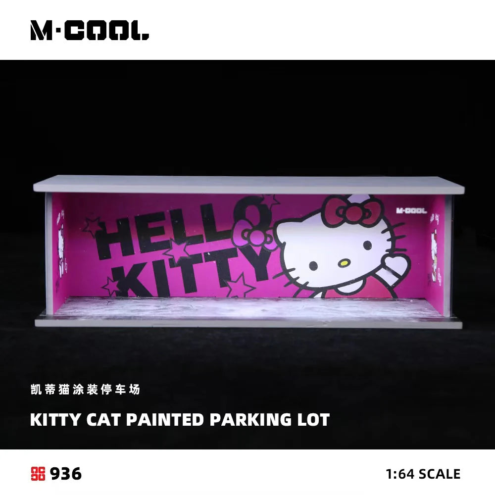 M-COOL Hello Kitty Simple Lighting Assembly Scene Model 1:64 MC914936