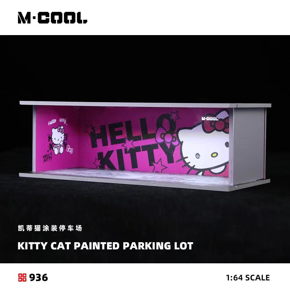 M-COOL Hello Kitty Simple Lighting Assembly Scene Model 1:64 MC914936