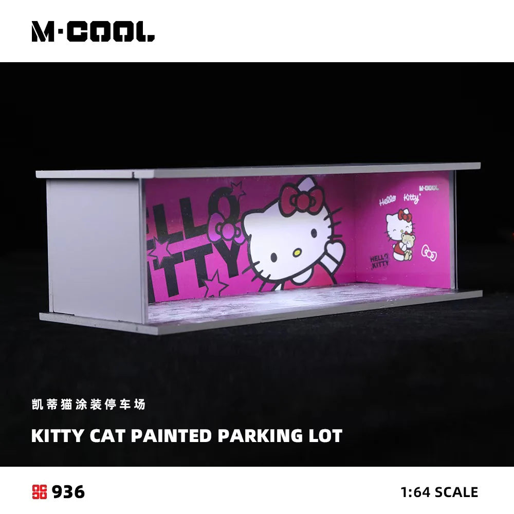 M-COOL Hello Kitty Simple Lighting Assembly Scene Model 1:64 MC914936