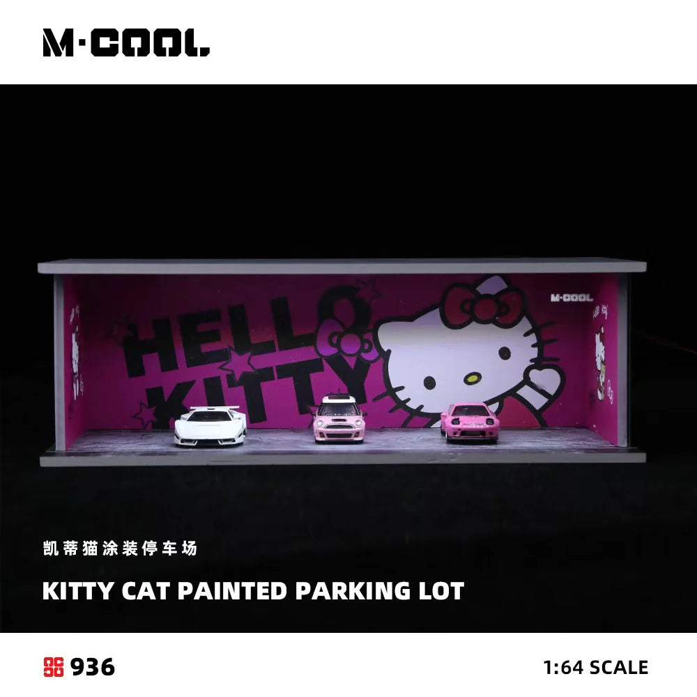M-COOL Hello Kitty Simple Lighting Assembly Scene Model 1:64 MC914936