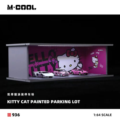 M-COOL Hello Kitty Simple Lighting Assembly Scene Model 1:64 MC914936