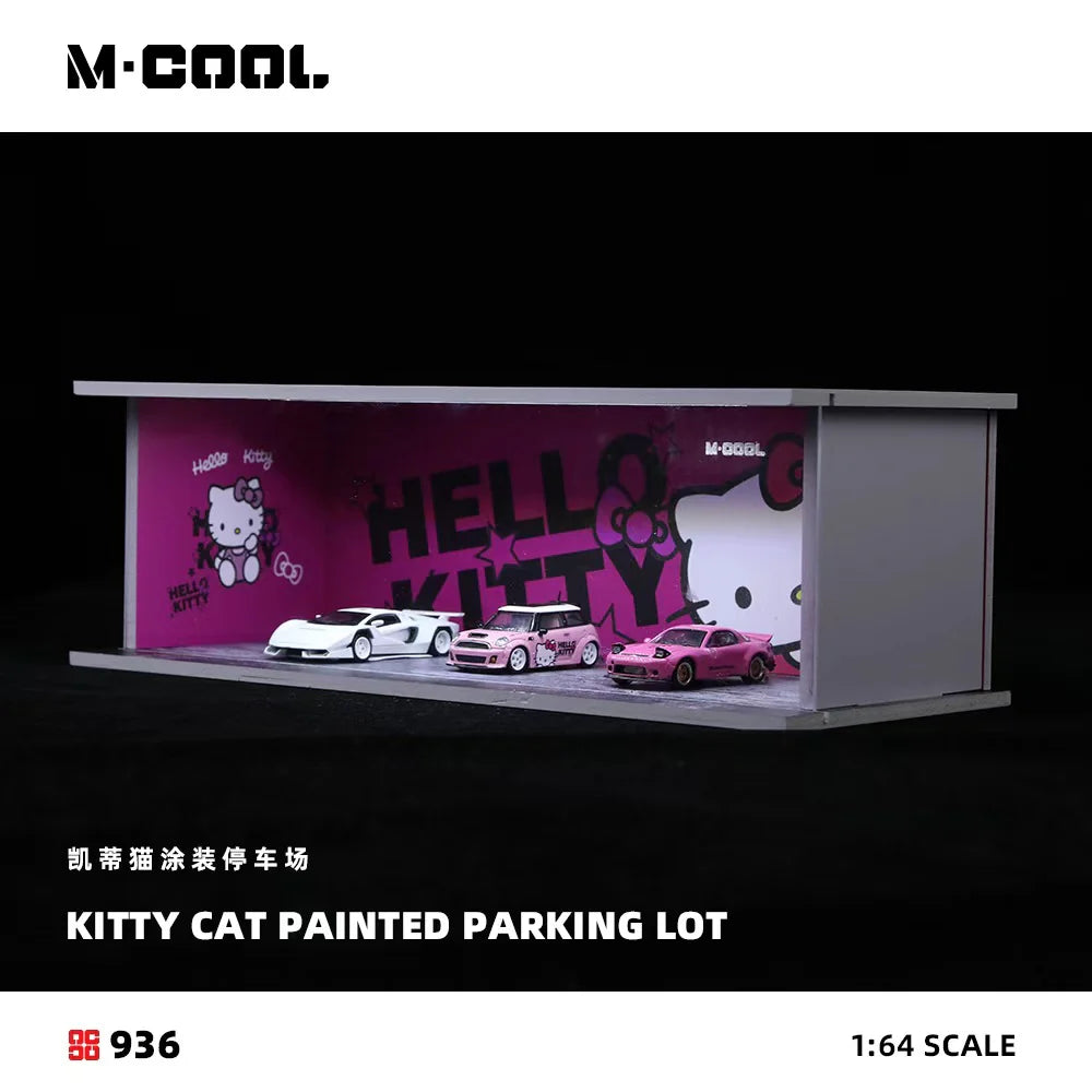 M-COOL Hello Kitty Simple Lighting Assembly Scene Model 1:64 MC914936