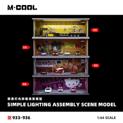 M-COOL Dragon Ball Simple Lighting Assembly Scene Model 1:64 MC914934
