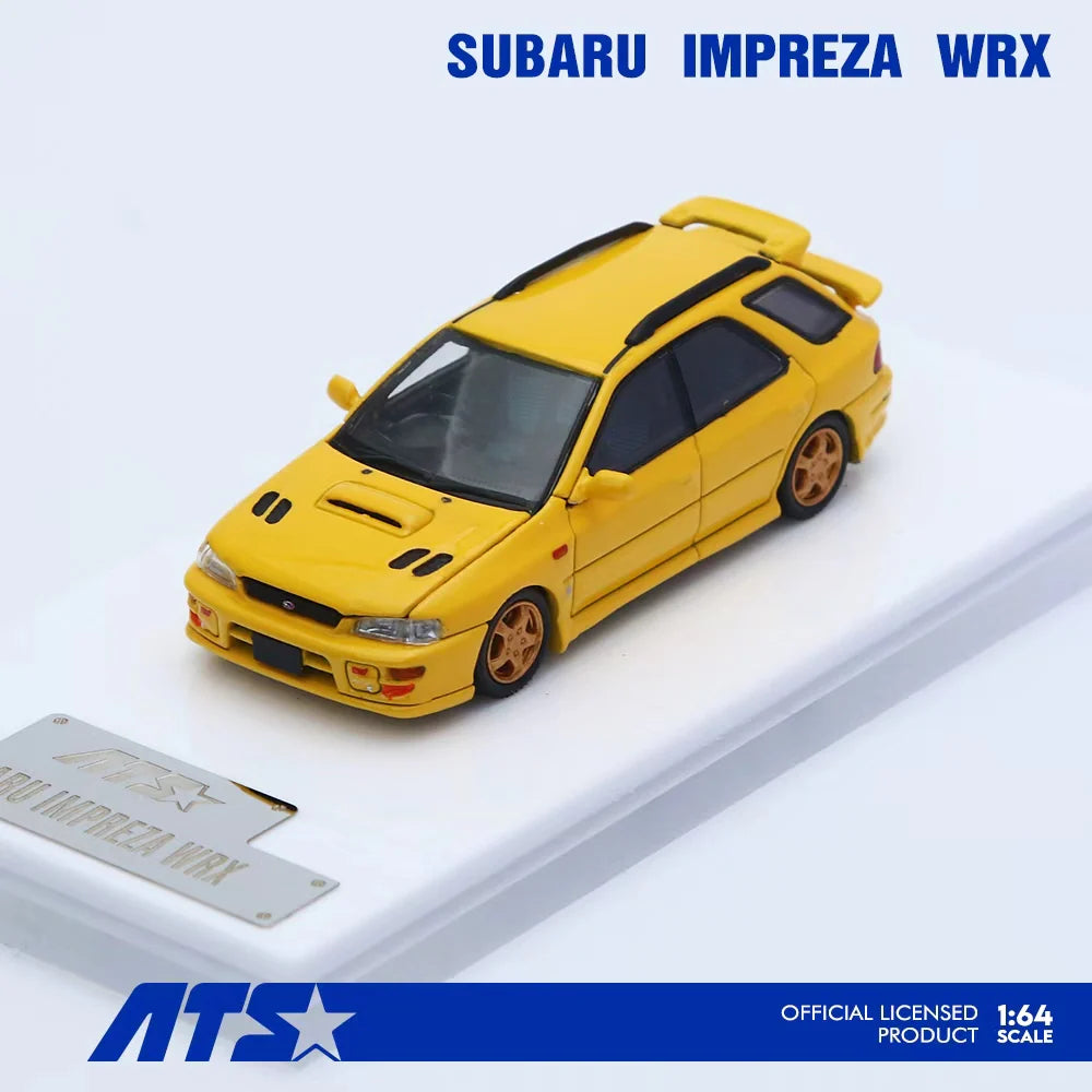 Subaru Impreza WRX Jaune 1:64 – ATS Model ATS881506