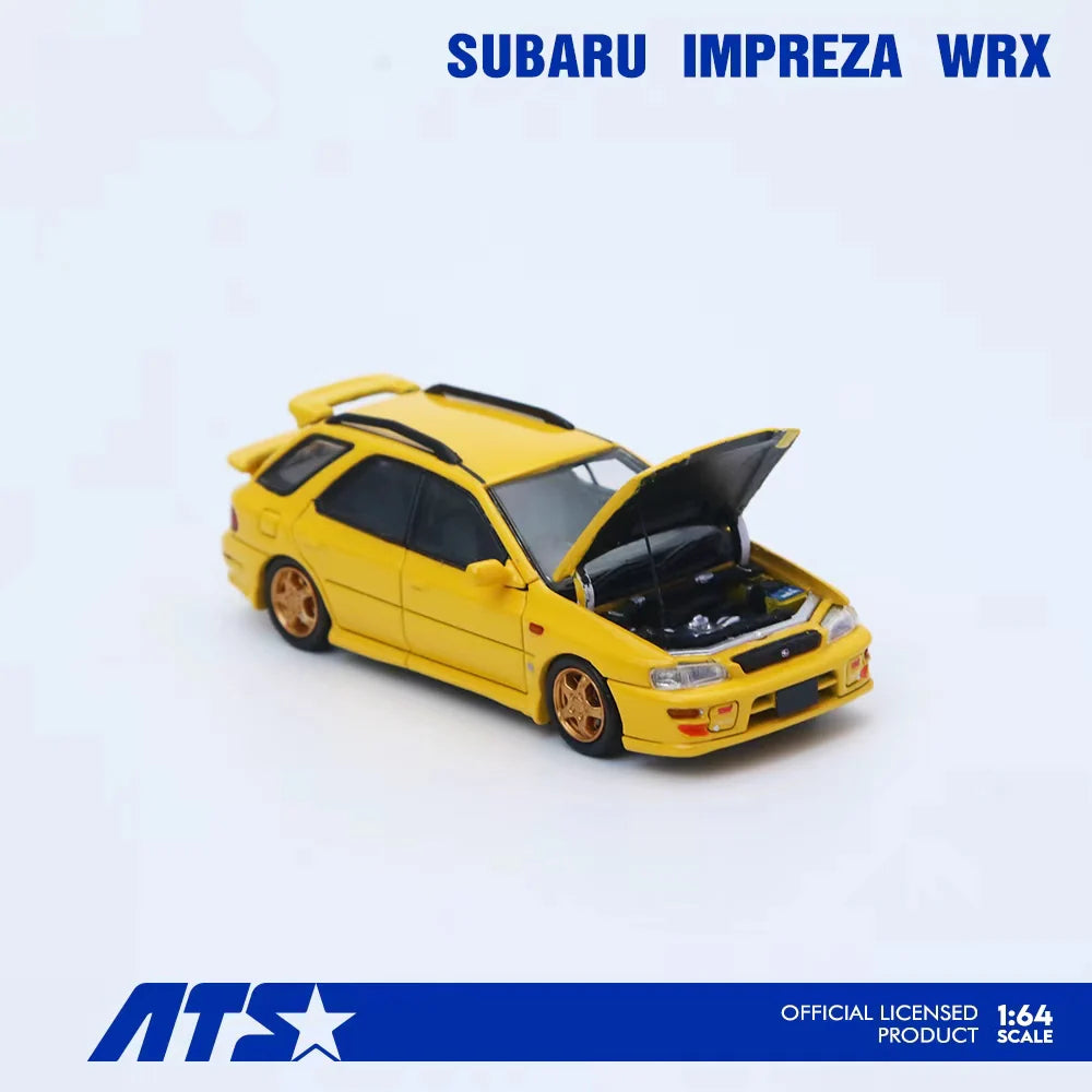 Subaru Impreza WRX Jaune 1:64 – ATS Model ATS881506