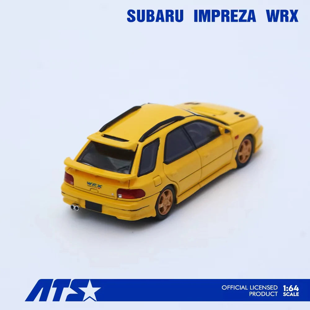 Subaru Impreza WRX Jaune 1:64 – ATS Model ATS881506