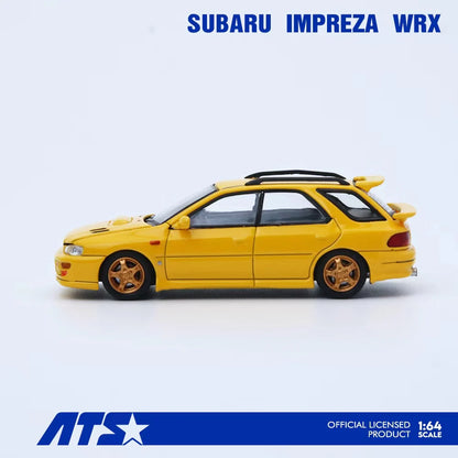 Subaru Impreza WRX Jaune 1:64 – ATS Model ATS881506
