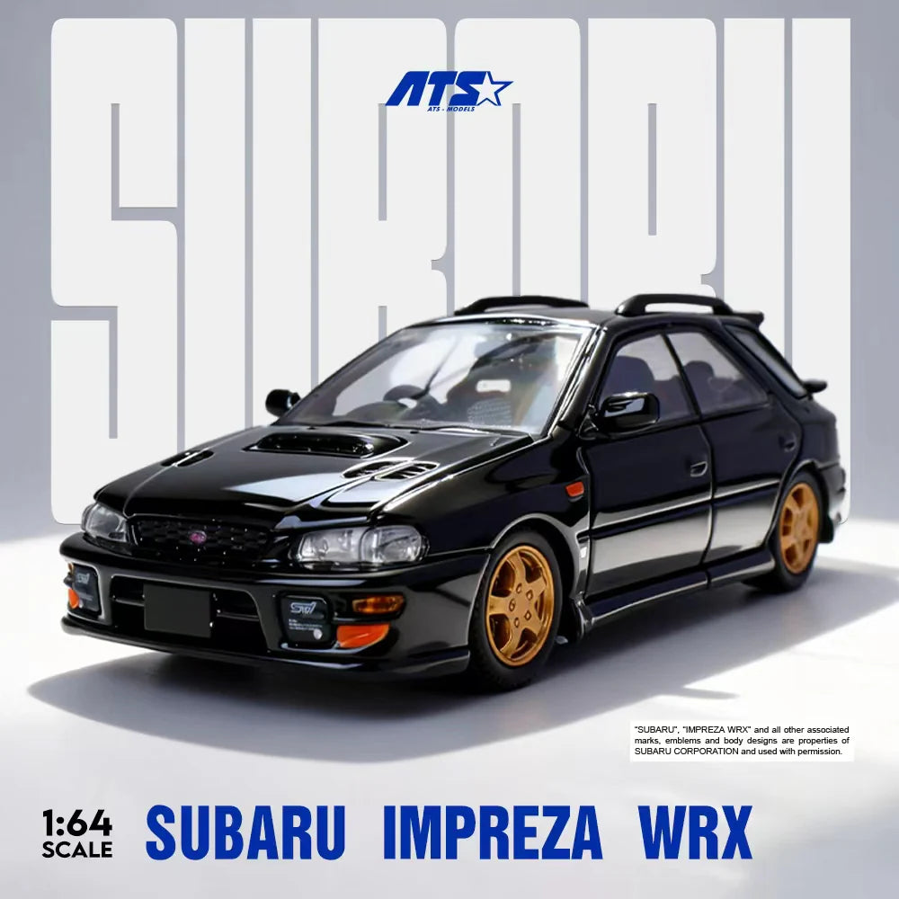Subaru Impreza WRX Black 1:64 – ATS Model ATS881505