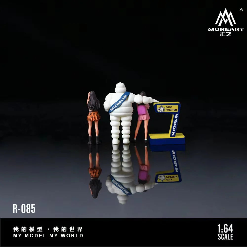 Ensemble de figurines pour photographie sur circuit – MoreArt 1:64 MO223085