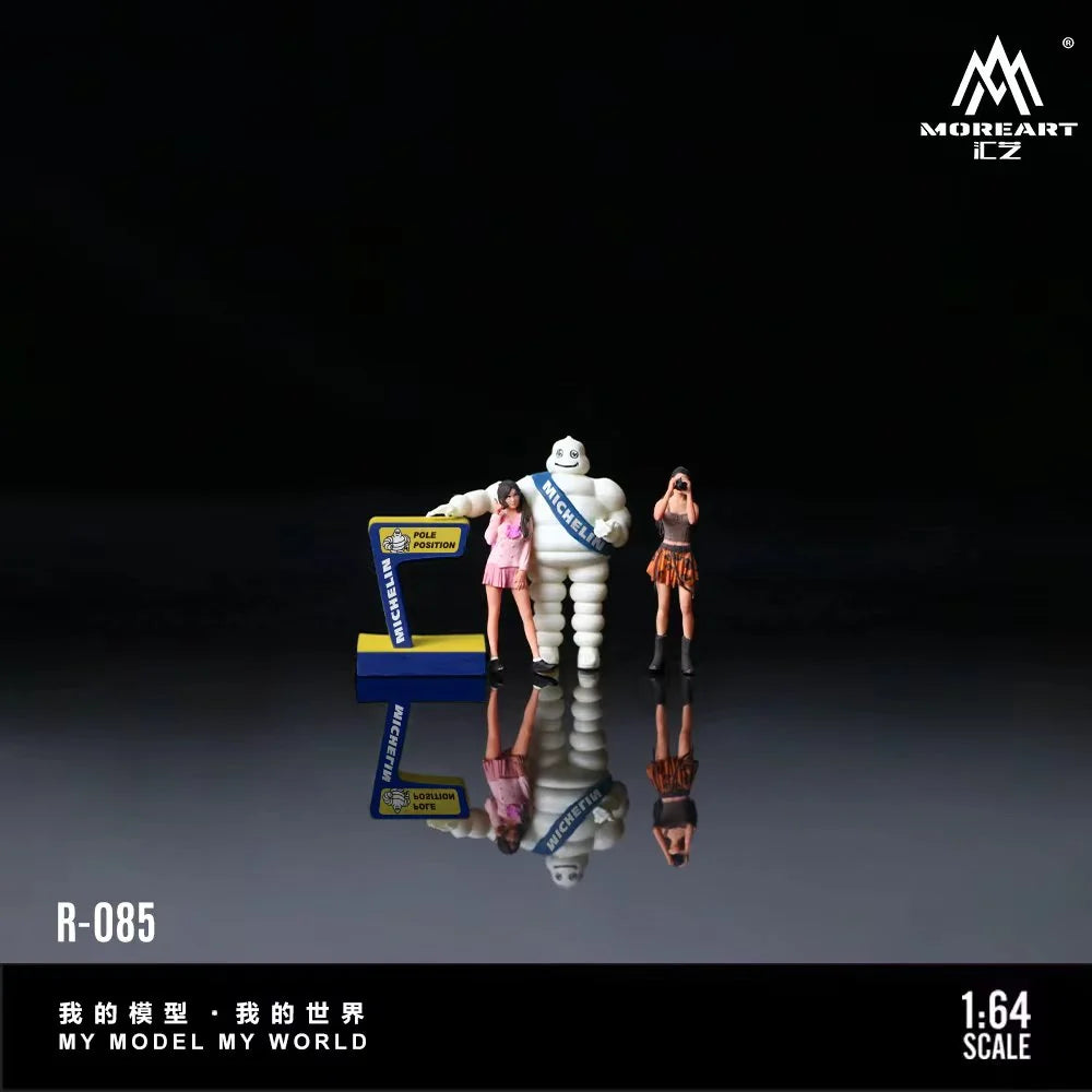 Ensemble de figurines pour photographie sur circuit – MoreArt 1:64 MO223085