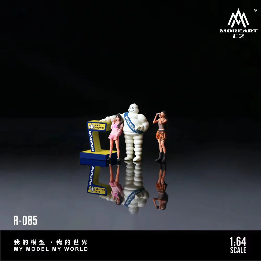 Ensemble de figurines pour photographie sur circuit – MoreArt 1:64 MO223085