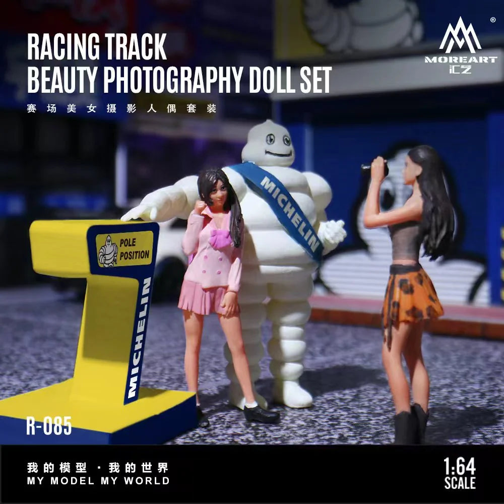 Ensemble de figurines pour photographie sur circuit – MoreArt 1:64 MO223085
