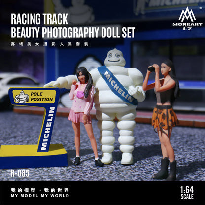 Ensemble de figurines pour photographie sur circuit – MoreArt 1:64 MO223085