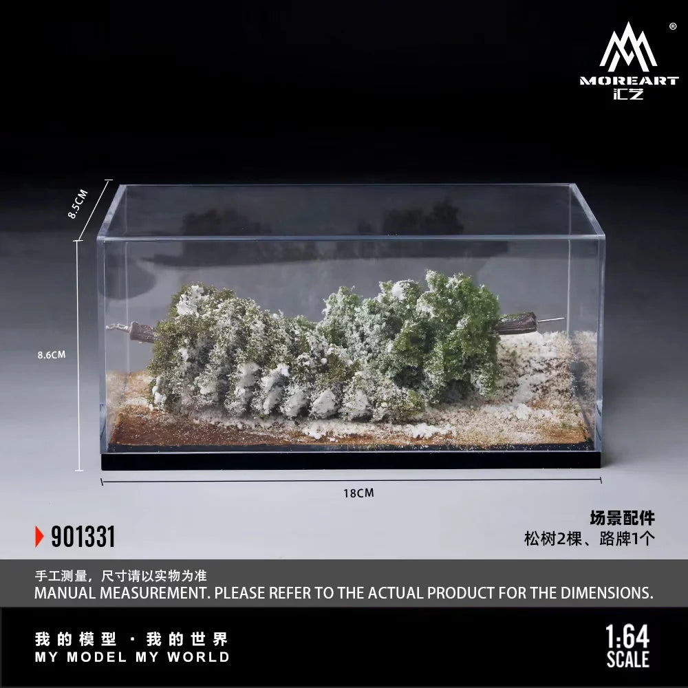 Scène de la première neige en forêt 1:64 – MoreArt MO901331