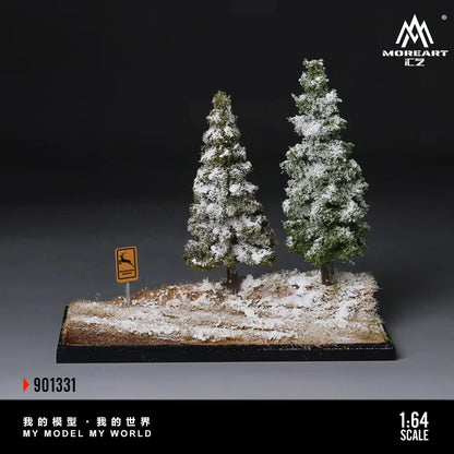 Scène de la première neige en forêt 1:64 – MoreArt MO901331