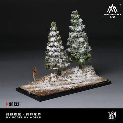 Scène de la première neige en forêt 1:64 – MoreArt MO901331