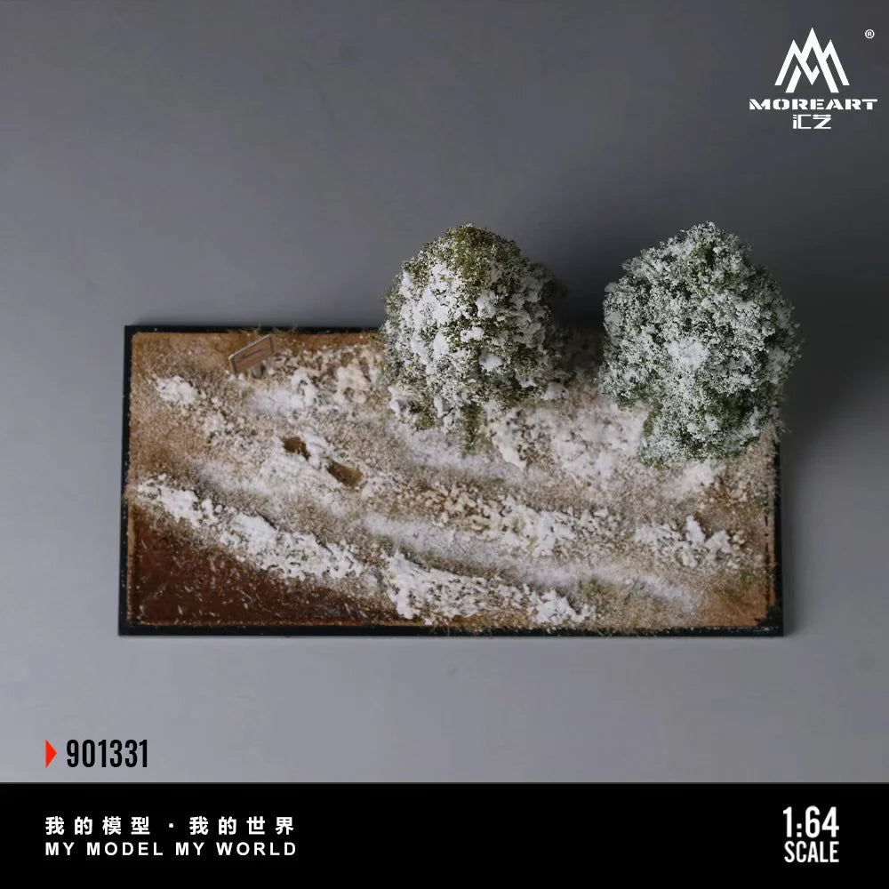 Scène de la première neige en forêt 1:64 – MoreArt MO901331