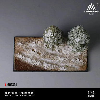 Scène de la première neige en forêt 1:64 – MoreArt MO901331
