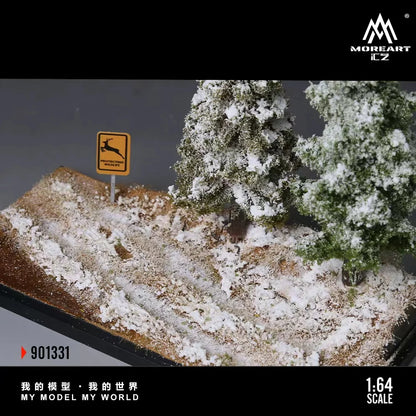 Scène de la première neige en forêt 1:64 – MoreArt MO901331