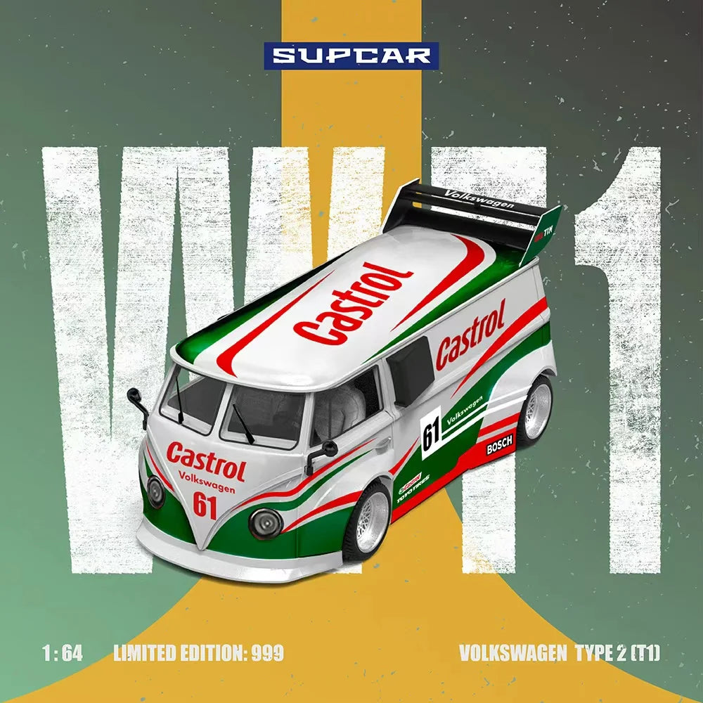 SUPCAR 1:64 Volkswagen T1 Castrol No. 61 SC642951