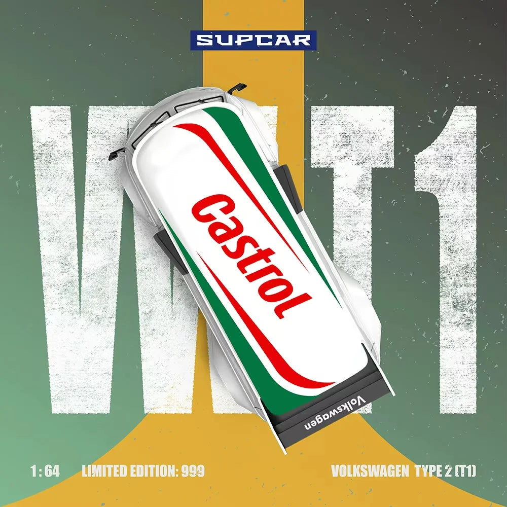 SUPCAR 1:64 Volkswagen T1 Castrol No. 61 SC642951