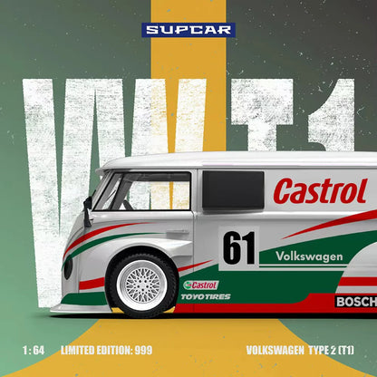 SUPCAR 1:64 Volkswagen T1 Castrol No. 61 SC642951
