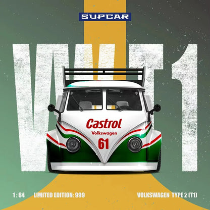 SUPCAR 1:64 Volkswagen T1 Castrol No. 61 SC642951
