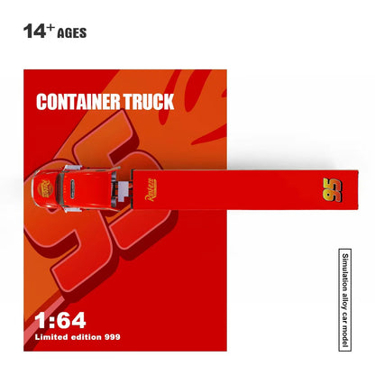 Cool Car 1:64 Freightliner Container Truck – Lightning McQueen Livery CC800116