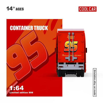 Cool Car 1:64 Freightliner Container Truck – Lightning McQueen Livery CC800116