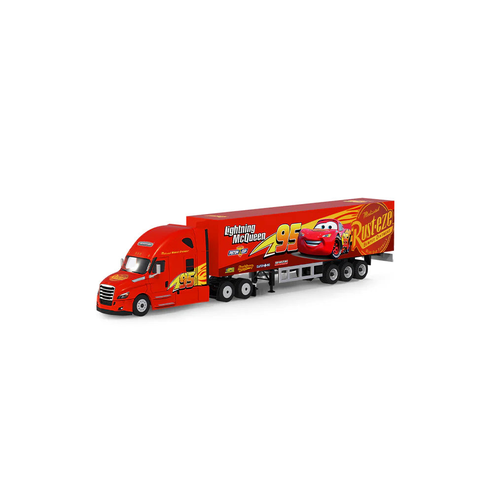 Camion conteneur Freightliner Cool Car 1:64 – Livrée Lightning McQueen CC800116